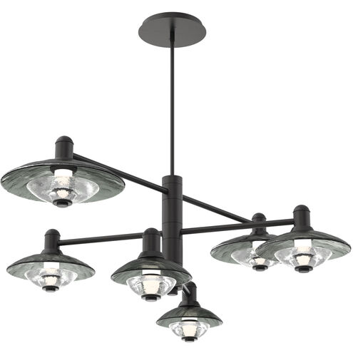 Atmosphere Cirrus LED Graphite Mobile Chandelier Ceiling Light in 3000K LED, Smoke Granite