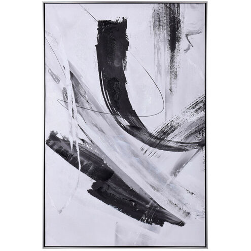 Black and White Black Wall Art