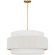 Ellen DeGeneres Belaro 4 Light 26 inch Gild Hanging Shade Ceiling Light