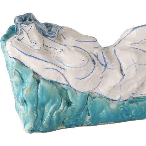 Reclining Nude Blue/Off-White Object