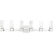 Midtown 6 Light 36 inch Polished Chrome Bath Vanity Wall Light