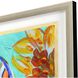 Florals Collection Blue Framed Art