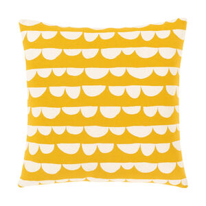Lachen 18 X 18 inch Bright Yellow/Ivory Pillow Kit, Square