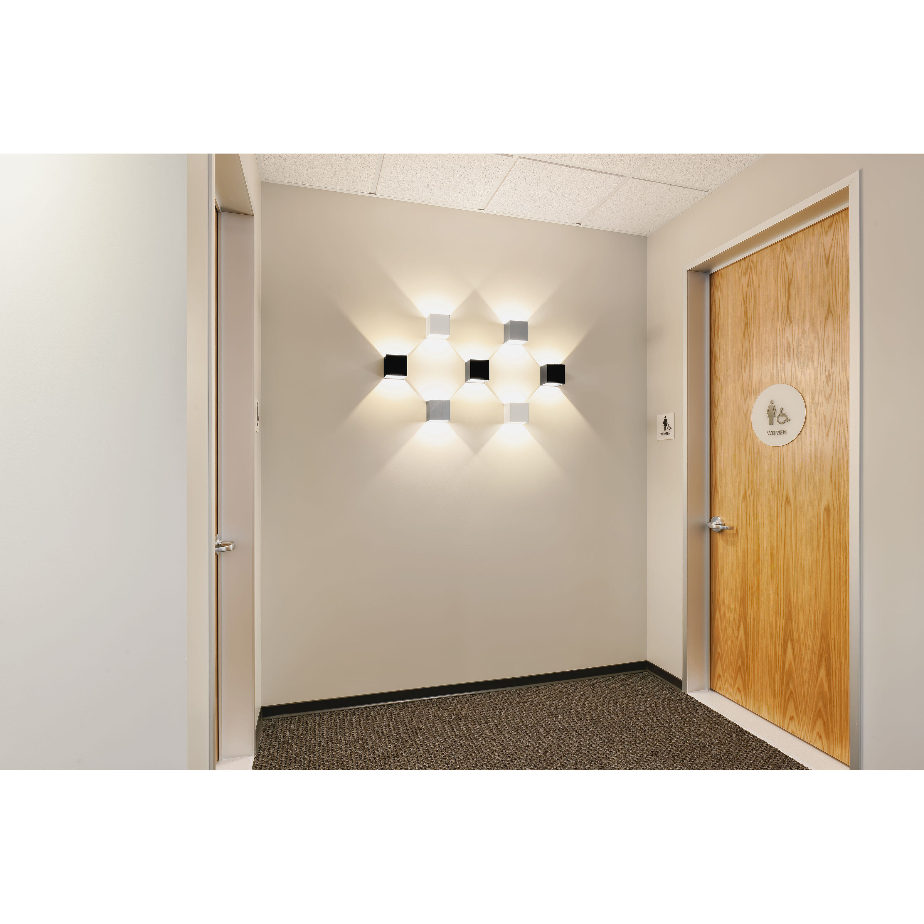 QB LED Wall Sconce Wall Light in Black