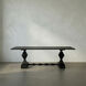 Madeira 96 X 40 inch Hand Rubbed Black Dining Table