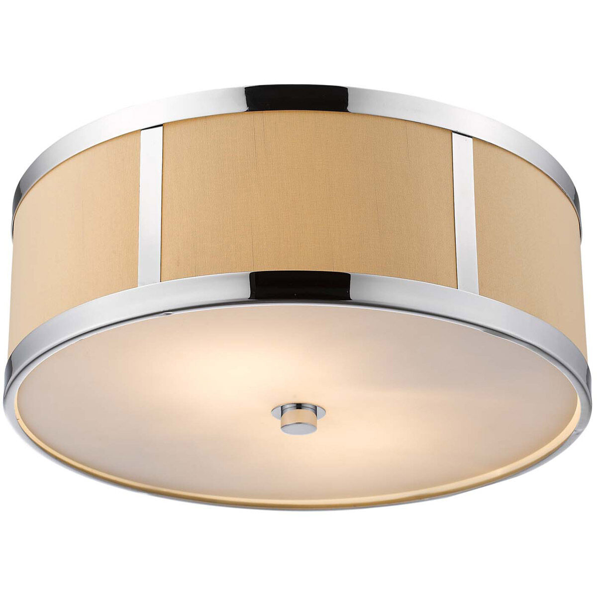 Butler 2 Light 12 inch Polished Chrome Flush Mount/Pendant Ceiling Light