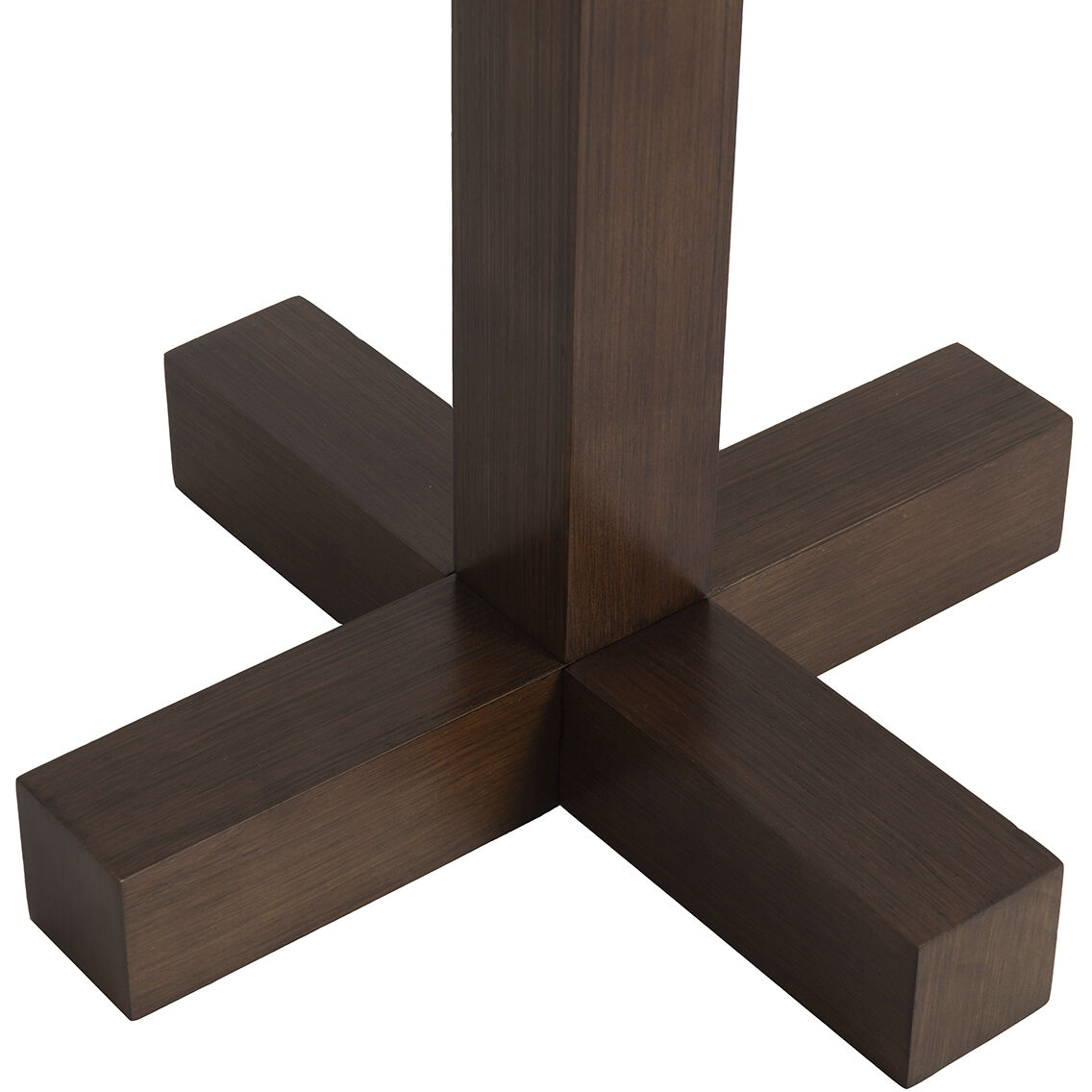 Swiss Cross 60 inch 23.00 watt Dark Walnut and Weathered Brass Floor Lamp Portable Light