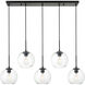 Huntington 5 Light 8 inch Black Pendant Ceiling Light