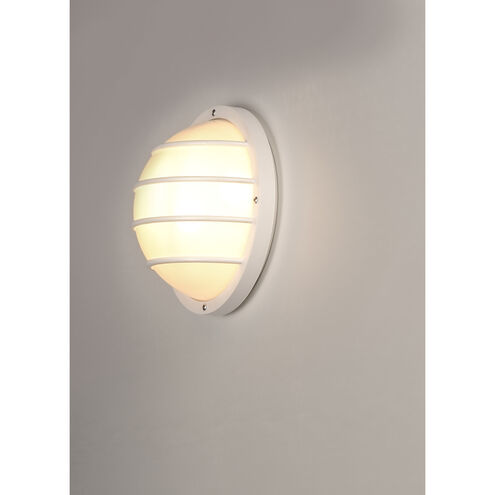 Bulwark LED 10 inch White Outdoor Wall Mount