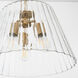 Lawton 3 Light 16 inch Brushed Brass Pendant Ceiling Light