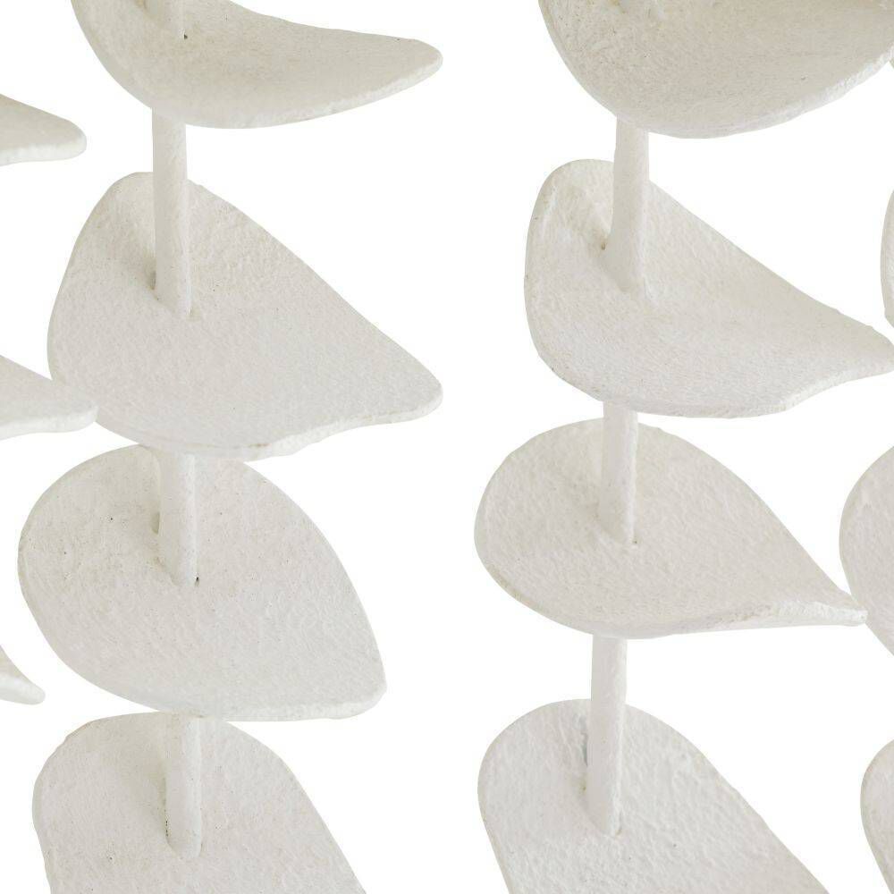 Melt White Gesso and Smoke Wall Decor