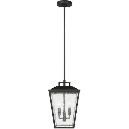 Drew & Jonathan Kennewick 2 Light 9 inch Textured Black Outdoor Pendant Lantern, Medium