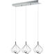 Tilt LED 8.5 inch Polished Chrome Single Pendant Ceiling Light