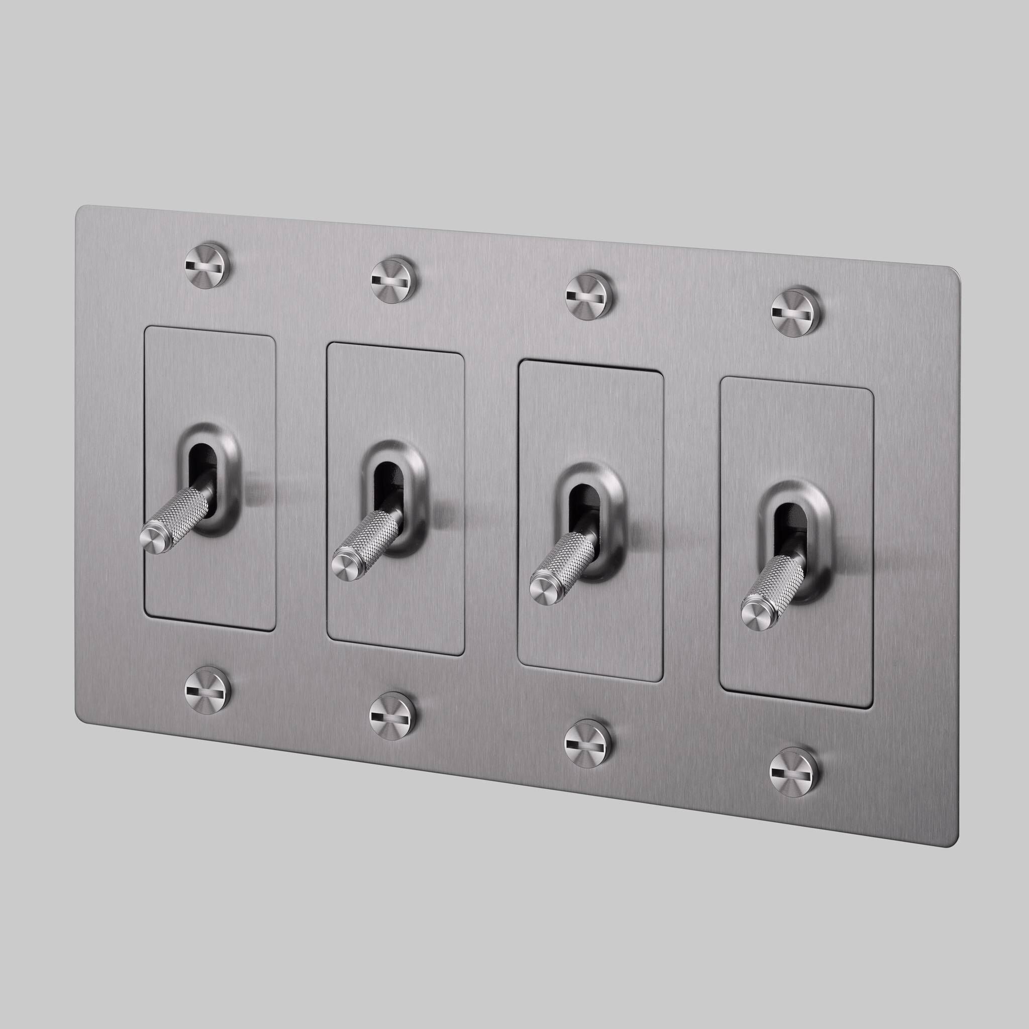 4G Toggle 120-277 Steel Light Switch