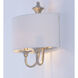 Bongo 1 Light 14 inch Satin Nickel Wall Sconce Wall Light