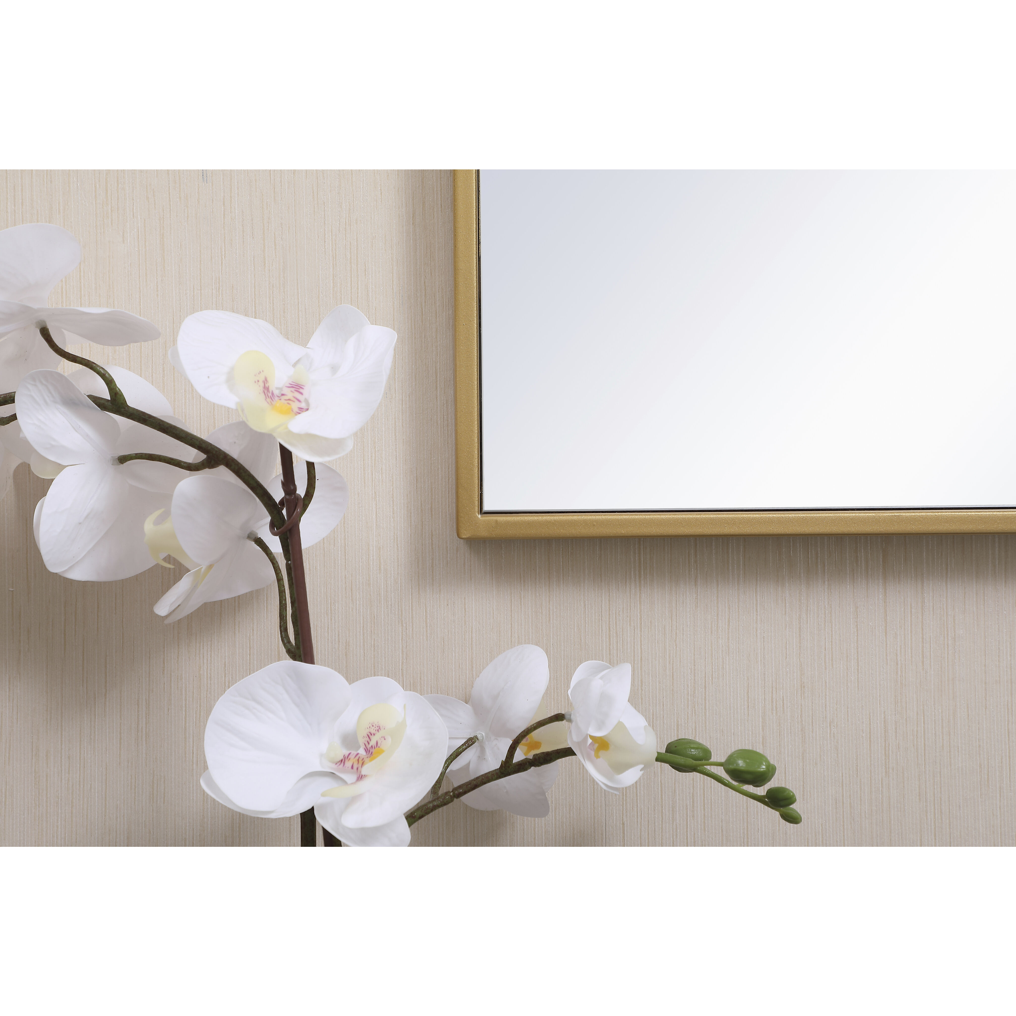 Monet 28 X 28 inch Brass Wall Mirror