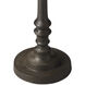 Tanya Metal 24 X 16 inch Metalworks Accent Table, Pedestal