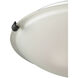 Sunglow 3 Light 17 inch Brushed Nickel Flush Mount Ceiling Light