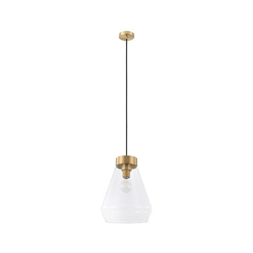 Montey 1 Light 12 inch Brushed Gold Globe Pendant Ceiling Light