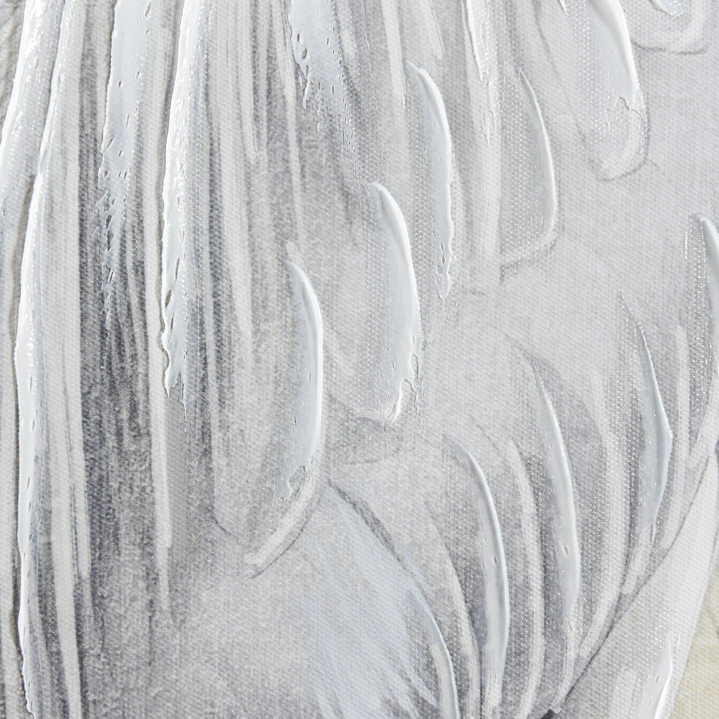 Egret Light Blue and Cream Wall Art