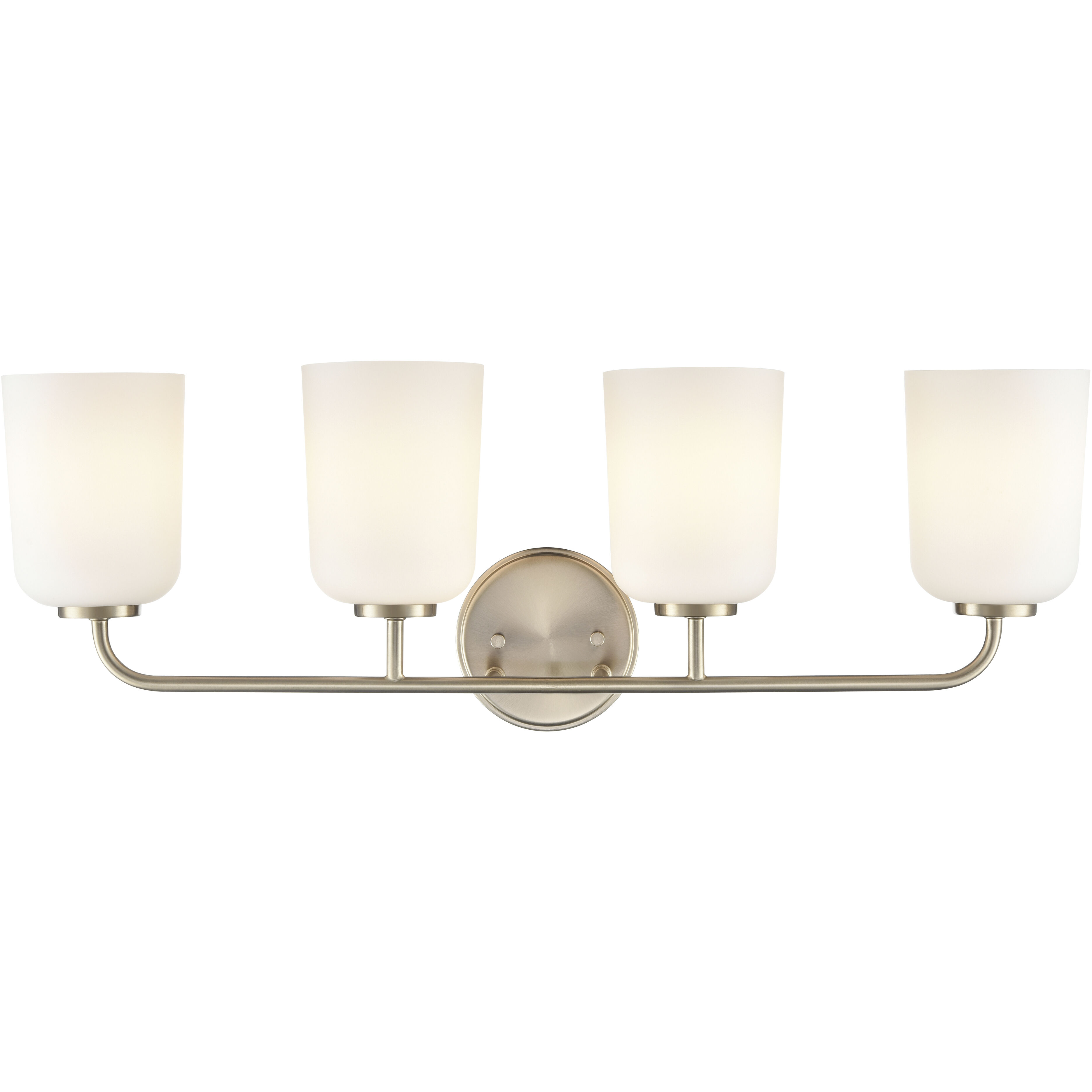 Laphia 4 Light 28 inch Modern Gold Bathroom Vanity Light Wall Light