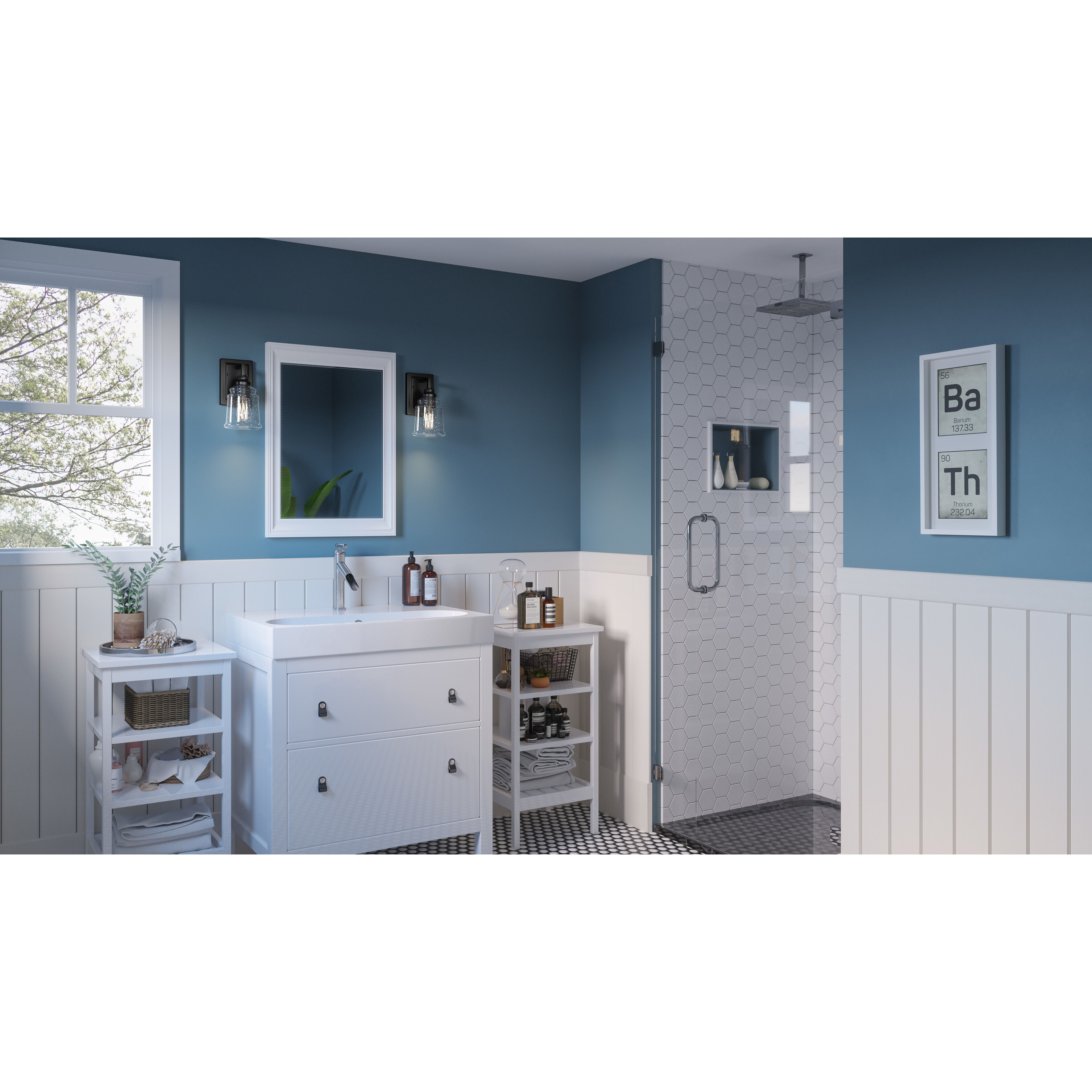 McIntire 1 Light 5 inch Matte Black Wall Sconce Wall Light