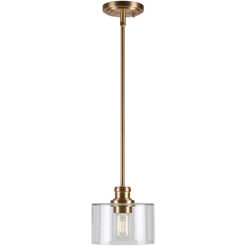 Zane 1 Light 7 inch Soft Gold Pendant Ceiling Light