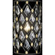 Windsor Sconce Wall Light in Carbon and Havana Gold
