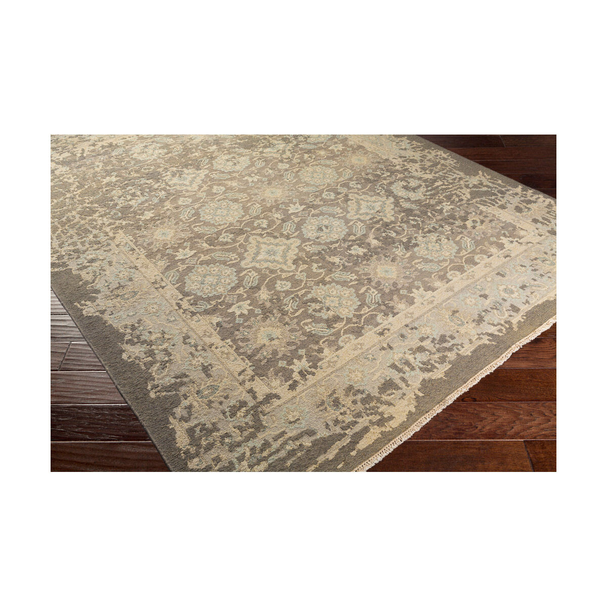 Artifact 36 X 24 inch Camel/Taupe/Medium Gray/Sea Foam/Denim/Cream Rugs, Wool and Cotton