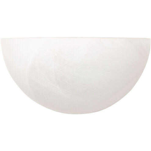 Crescent 1 Light 10.5 inch Matte White Sconce Wall Light