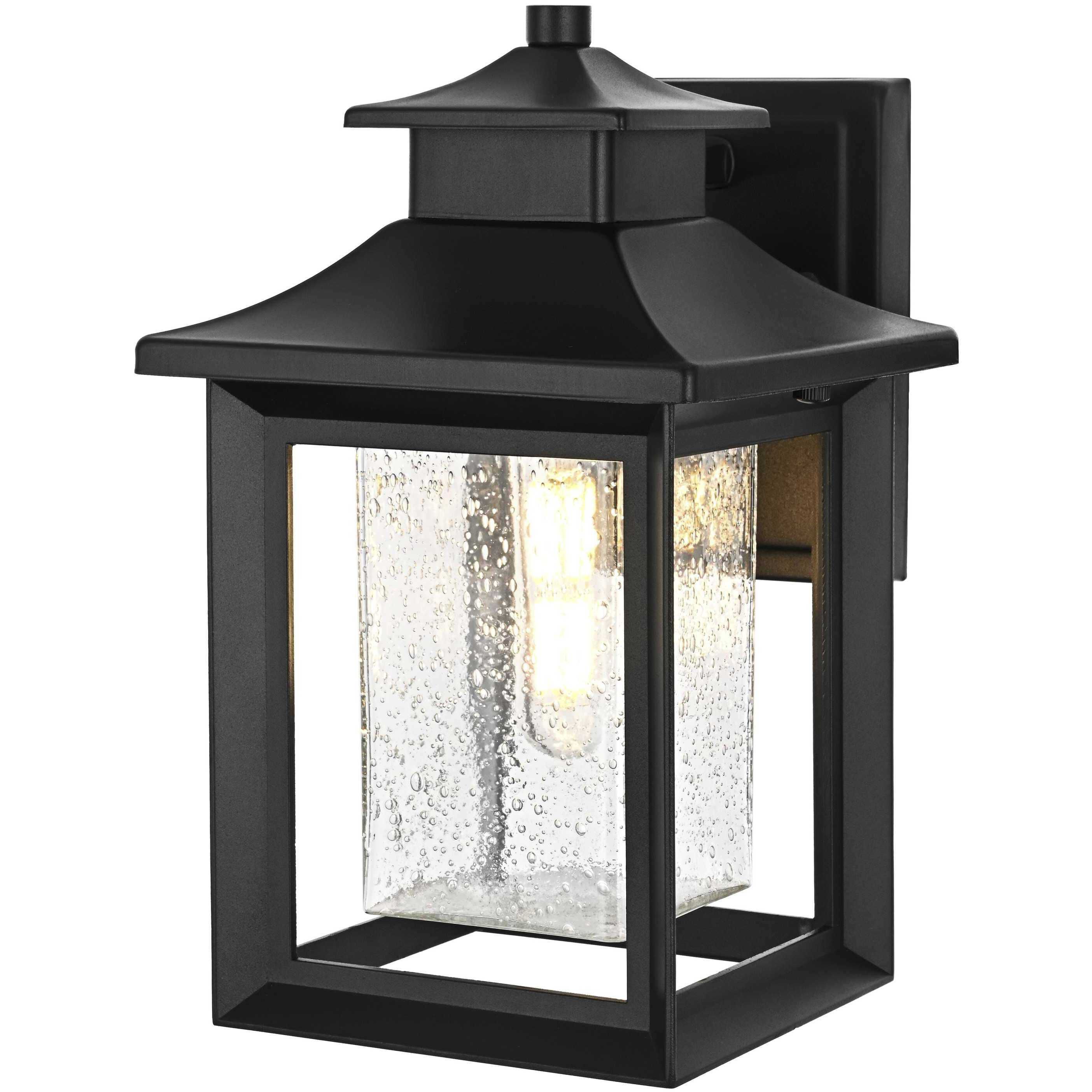 Judson 1 Light 12 inch Black Outdoor Wall Sconce