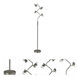 Cyrus 68.5 inch 12 watt Brushed Steel Floor Lamp Portable Light