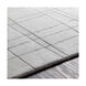 Mystique 96 X 30 inch Light Gray Rugs, Runner