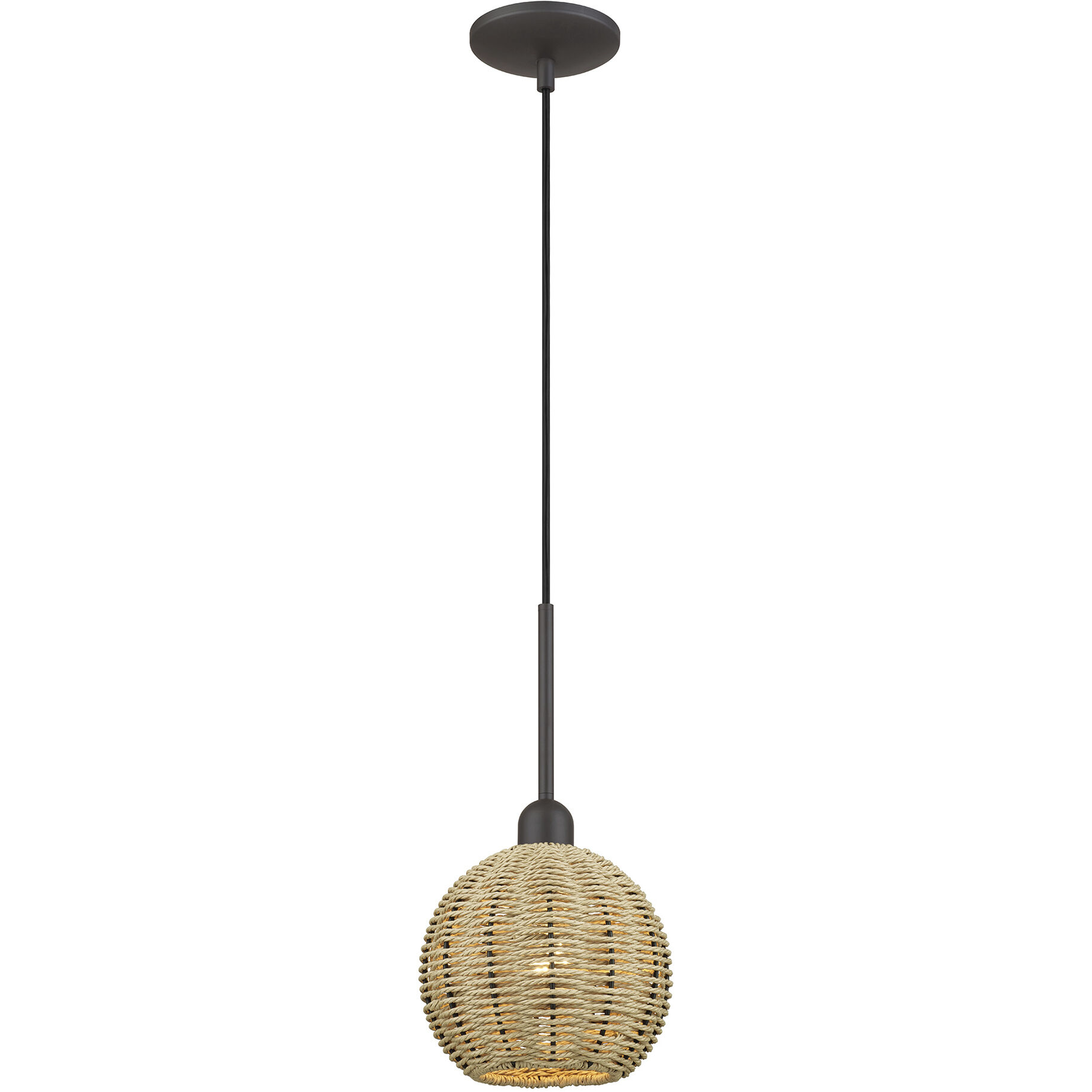 Summervine 1 Light 8 inch Bronze Pendant Ceiling Light, Mini Globe