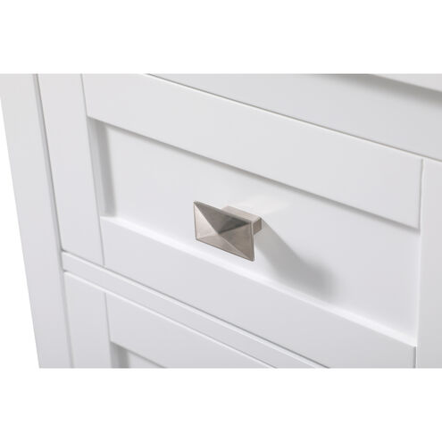 Adian White Bathroom Storage Cabinet