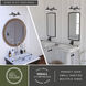 Akron LED 18 inch Oil Rubbed Bronze and Matte White Bathroom Light Wall Light in 2