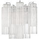 Addis Bath Wall Light in Tronchi Glass Clear