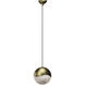 Grapes LED 3.75 inch Brass Pendant Ceiling Light in Large