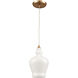 Graham Pl 1 Light 6 inch Satin Brass Mini Pendant Ceiling Light