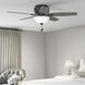Newsome 52 inch Matte Black with Dark Gray Oak/Matte Black Blades Ceiling Fan