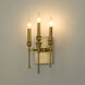 Landon 3 Light 7.5 inch Brushed Champagne Brass Wall Sconce Wall Light