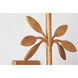 Julie Neill Clementine LED 9 inch Antique Gold Leaf Tail Sconce Wall Light