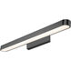Sonara 35 inch Satin Dark Gray Vanity Light Wall Light
