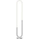 Huron 52.25 inch 21.00 watt Chrome Floor Lamp Portable Light