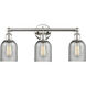 Caledonia 3 Light 23 inch Polished Nickel Bath Vanity Light Wall Light in Charcoal