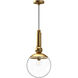 Alora Mood Delilah Pendant Ceiling Light in Brushed Gold