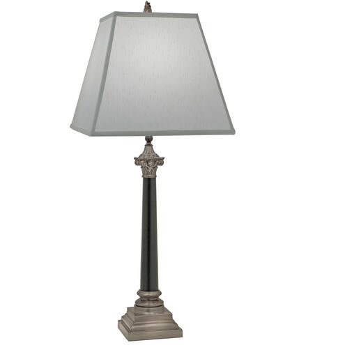 Ellie 33 inch 100.00 watt Antique Nickel Table Lamp Portable Light in Antique Nickel and Matte Black
