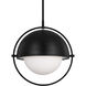 TOB by Thomas O'Brien Bacall 1 Light 19.5 inch Aged Iron Pendant Ceiling Light