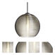 Kristall 6 1 Light Black Cord Pendant Ceiling Light