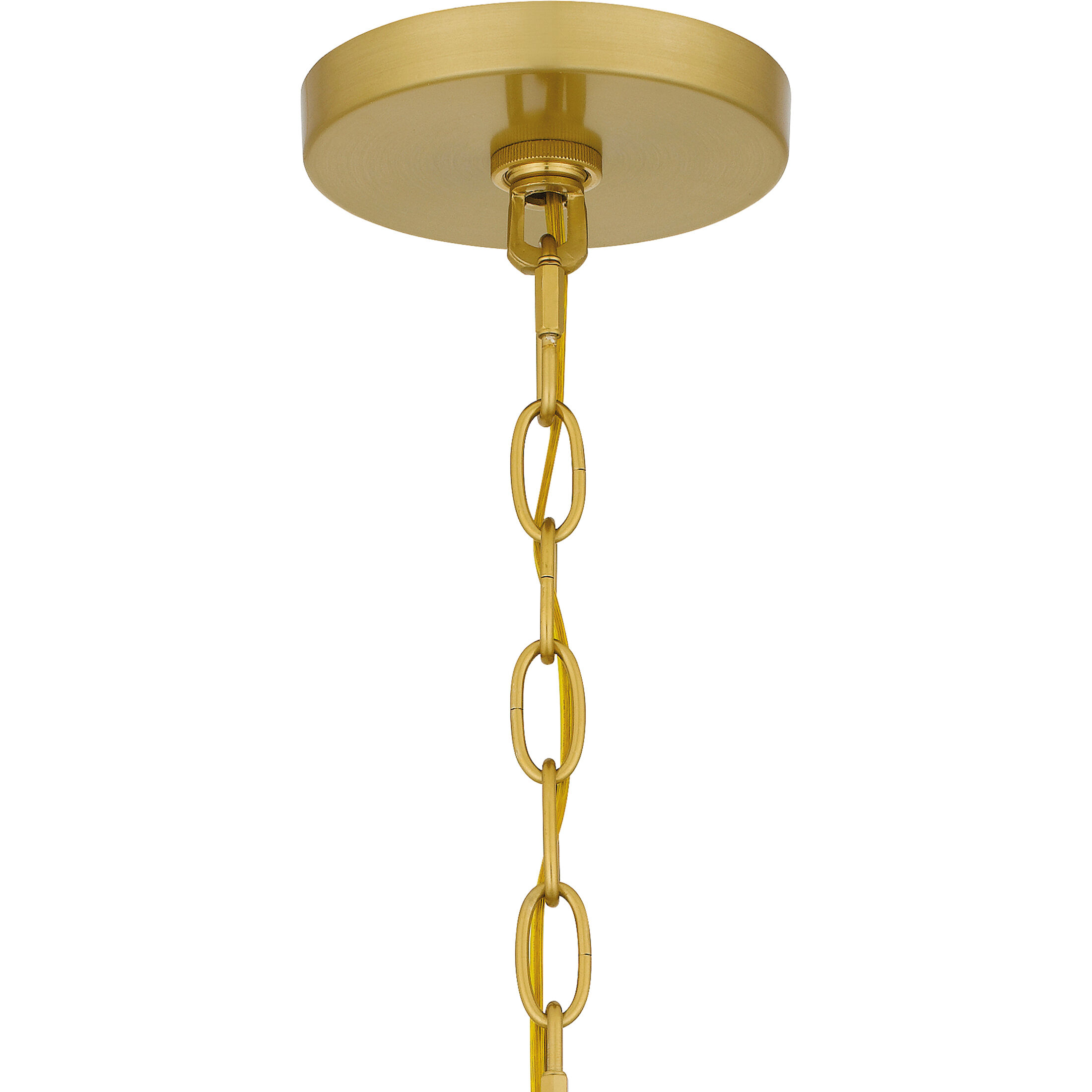 Teton 5 Light 20 inch Brushed Gold Pendant Ceiling Light